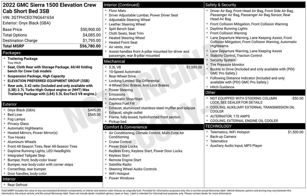 Used 2022 GMC Sierra 1500 Elevation image 15