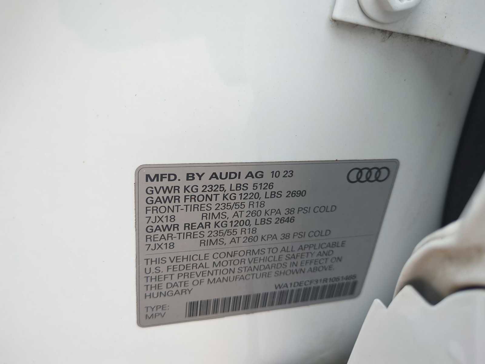 Used 2024 Audi Q3 2.0T Premium image 34