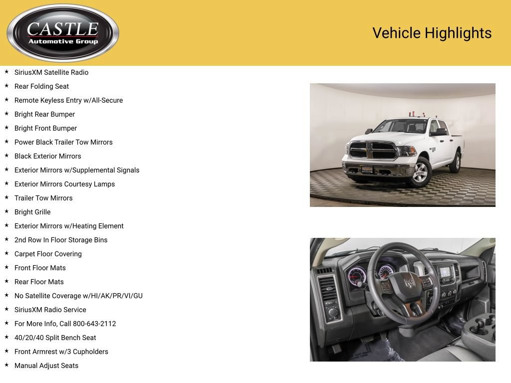 Used 2023 RAM 1500 Tradesman w/ Trailer Tow Package AWD/4WD image 8