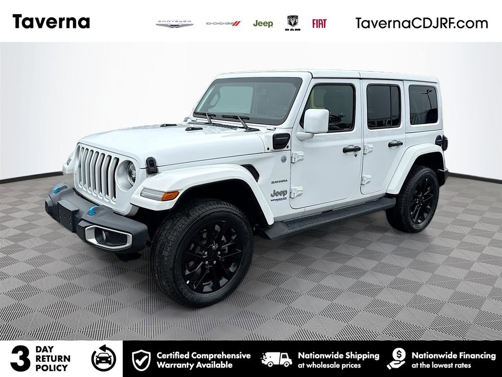 Used 2022 Jeep Wrangler Unlimited Sahara w/ Cold Weather Group AWD/4WD image 1