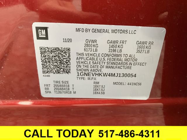 Certified 2021 Chevrolet Traverse LT image 33