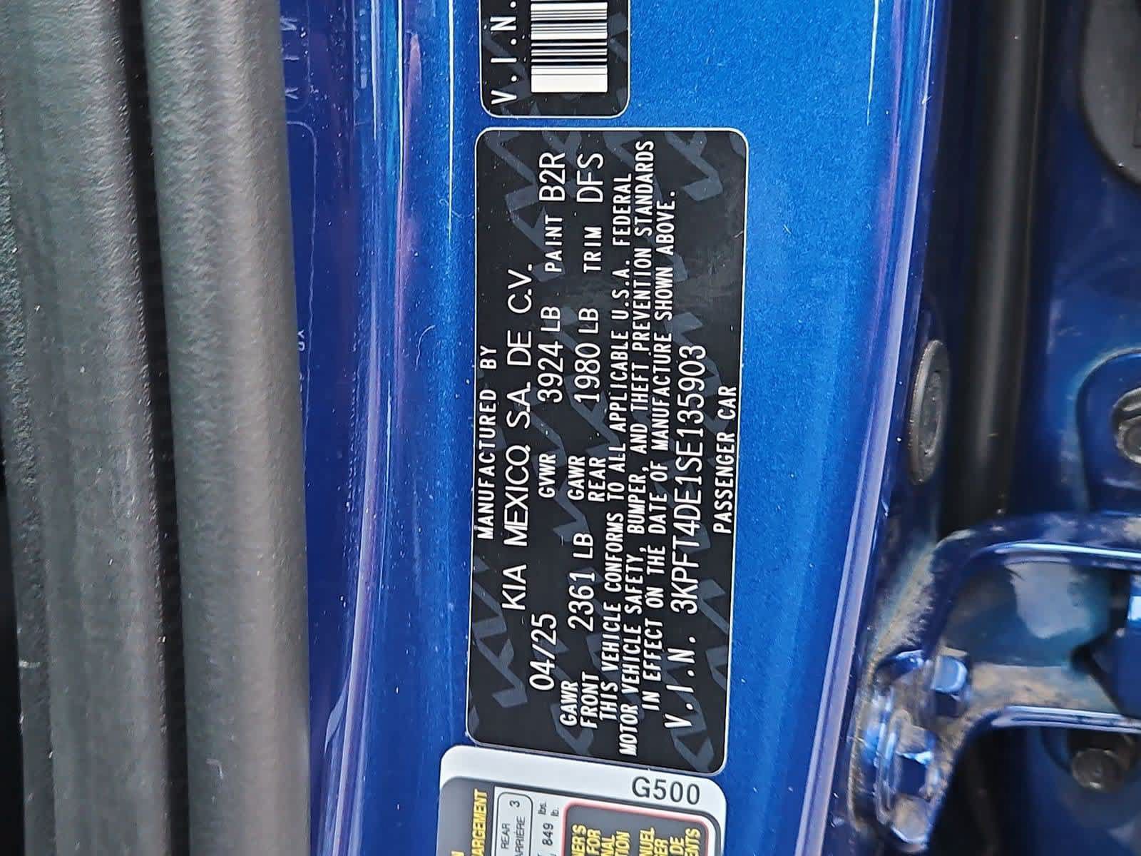 Certified 2025 Kia K4 FWD image 34