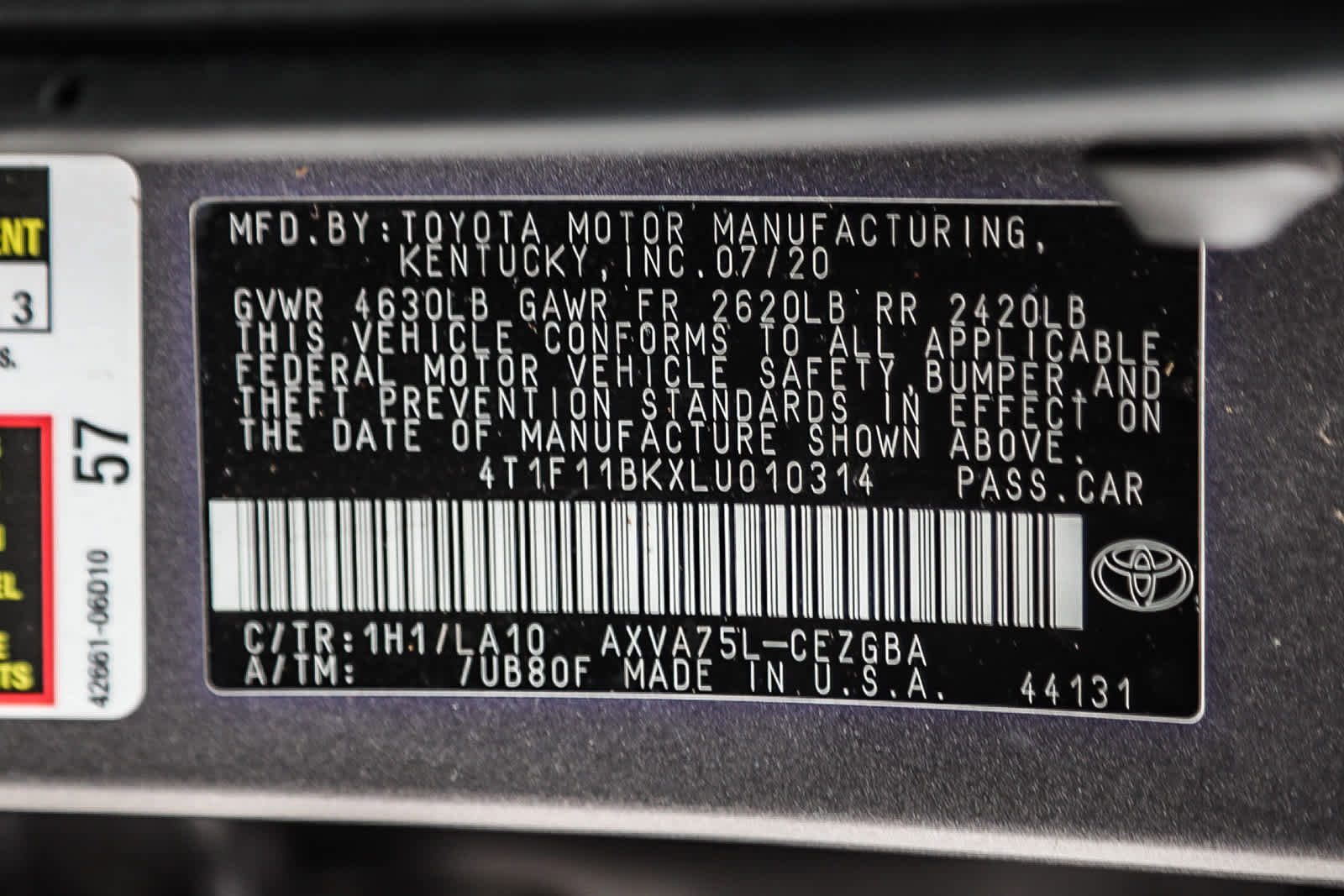 Certified 2020 Toyota Camry XLE image 27