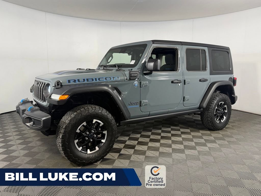 Used 2024 Jeep Wrangler Unlimited Rubicon 4xe w/ Technology Group