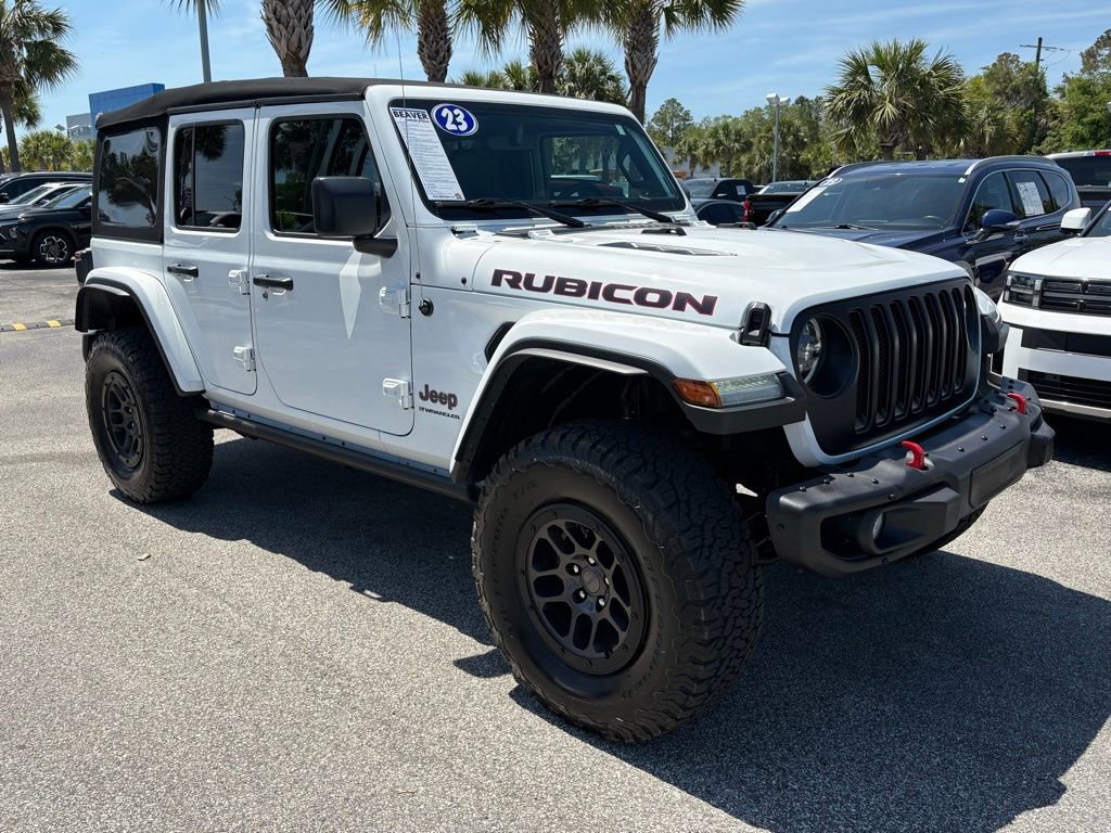 Used 2023 Jeep Wrangler Unlimited Rubicon w/ Xtreme 35 Tire Package AWD/4WD image 9