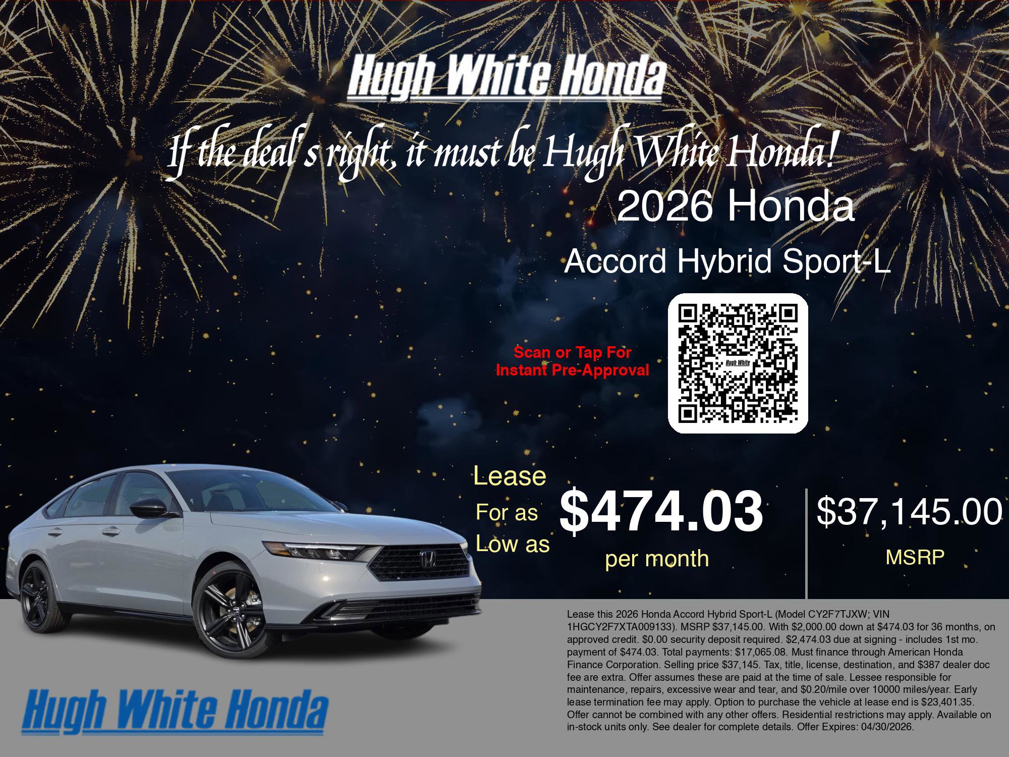 New 2026 Honda Accord Sport image 3