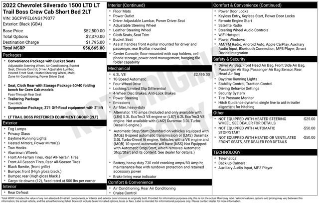 Used 2022 Chevrolet Silverado 1500 LT Trail Boss AWD/4WD image 37