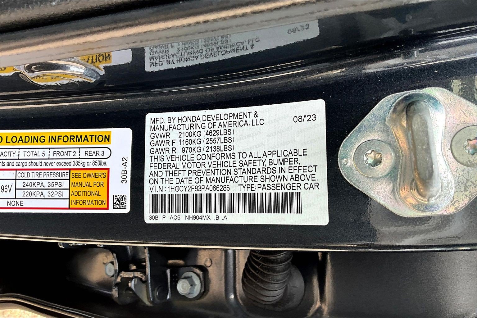 Certified 2023 Honda Accord Touring image 35