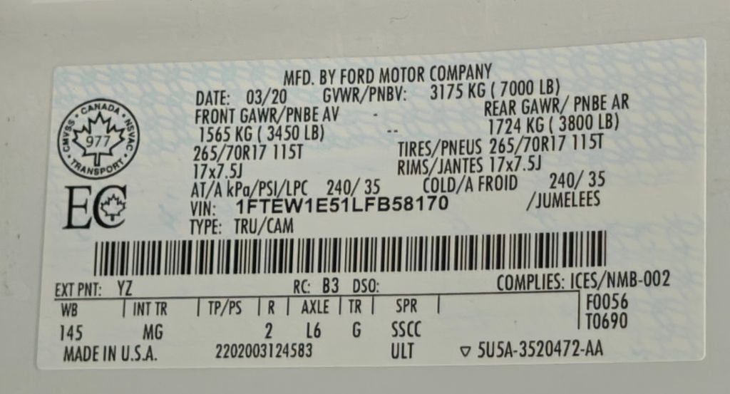 Used 2020 Ford F150 XLT w/ Trailer Tow Package image 50