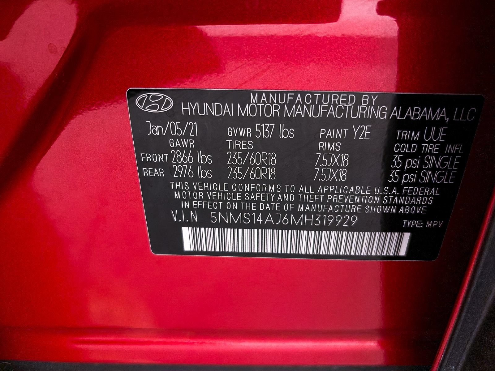 Used 2021 Hyundai Santa Fe SE FWD image 27