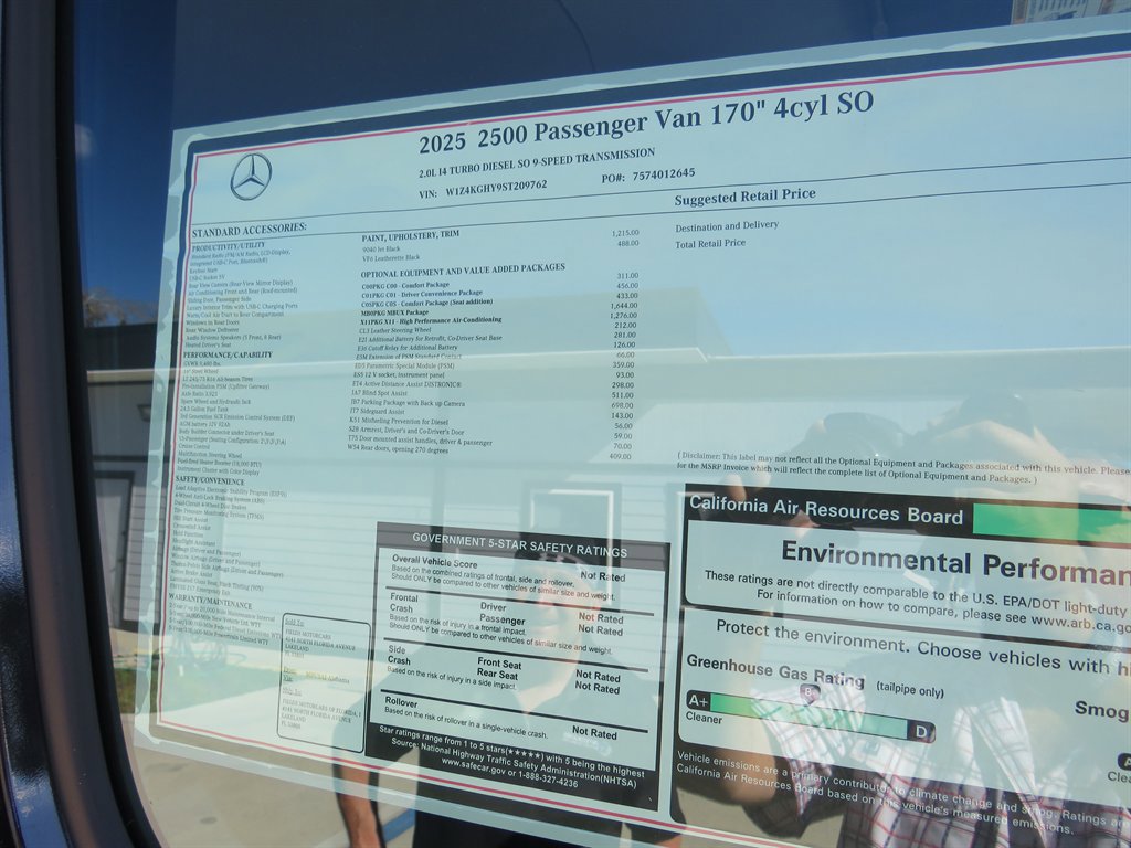 Used 2025 Mercedes-Benz Sprinter 2500 image 27