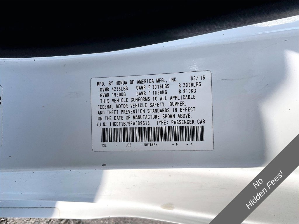 Used 2015 Honda Accord EX image 27