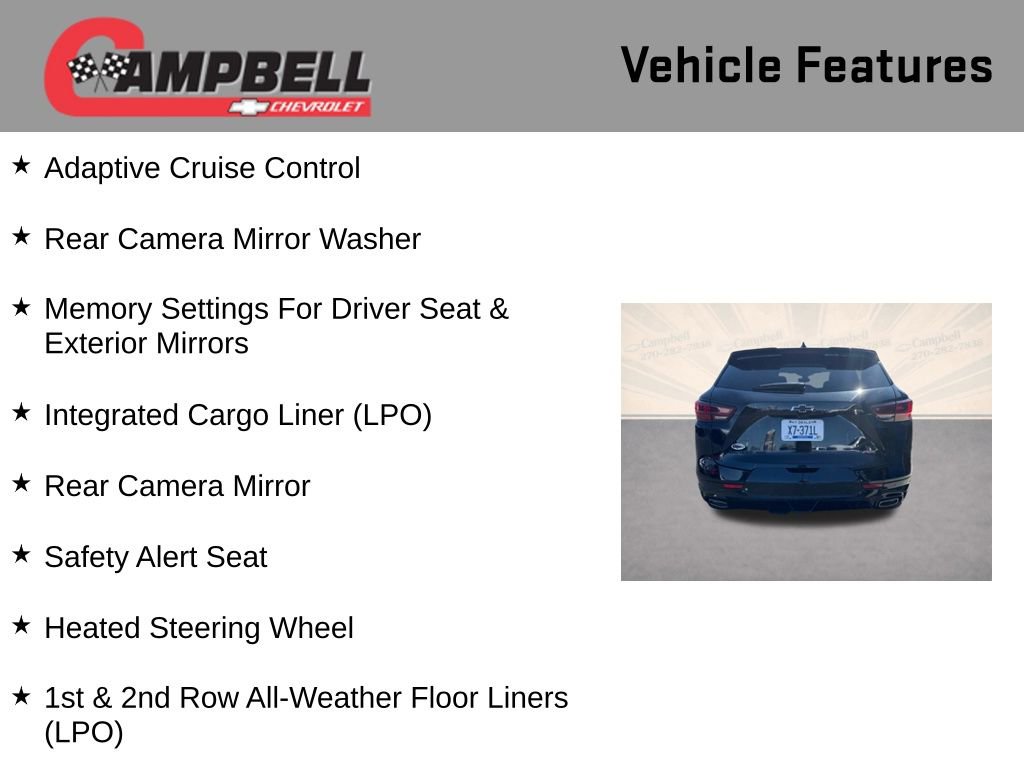 Used 2024 Chevrolet Blazer RS w/ Driver Confidence II Package image 21