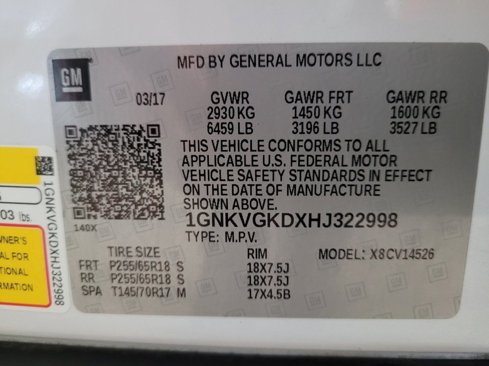 Used 2017 Chevrolet Traverse LT AWD/4WD image 33