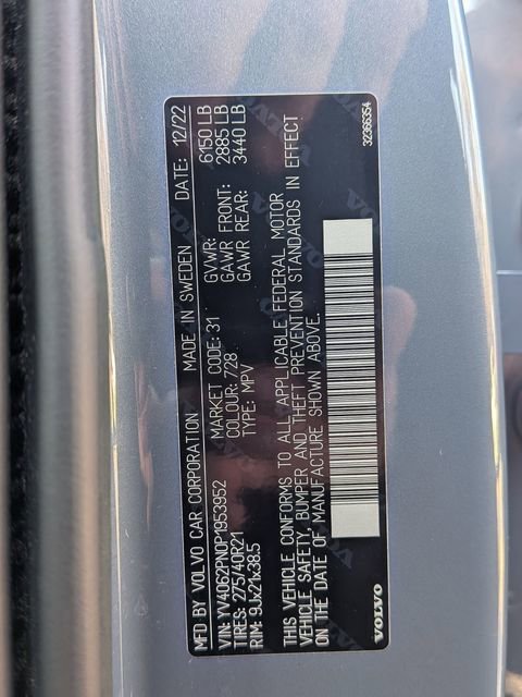 Certified 2023 Volvo XC90 B6 Plus w/ Protection Package image 33