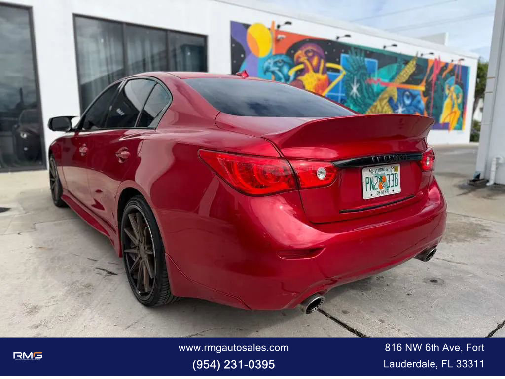 Used 2017 INFINITI Q50 Red Sport 400 image 9