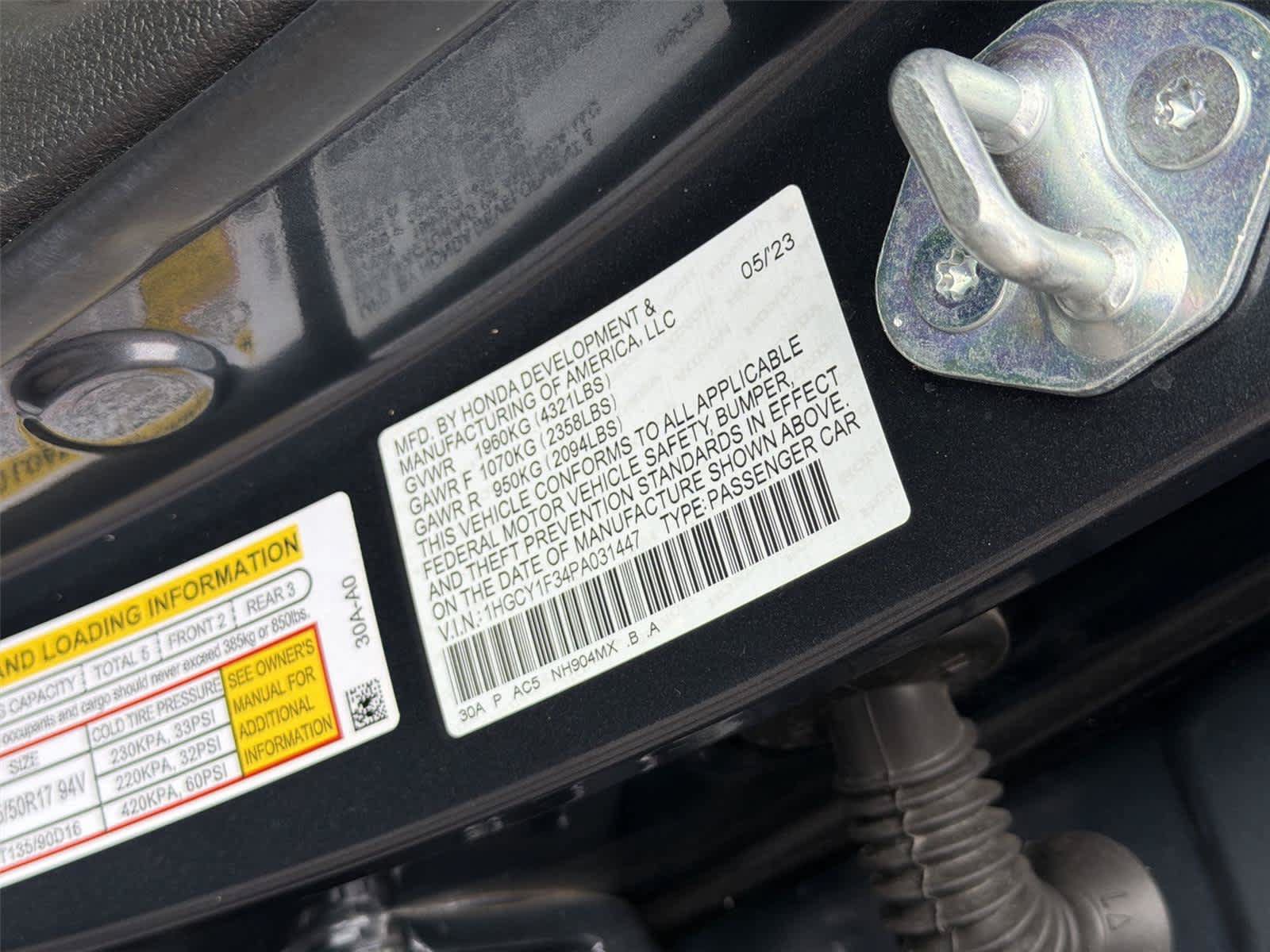 Used 2023 Honda Accord EX image 22