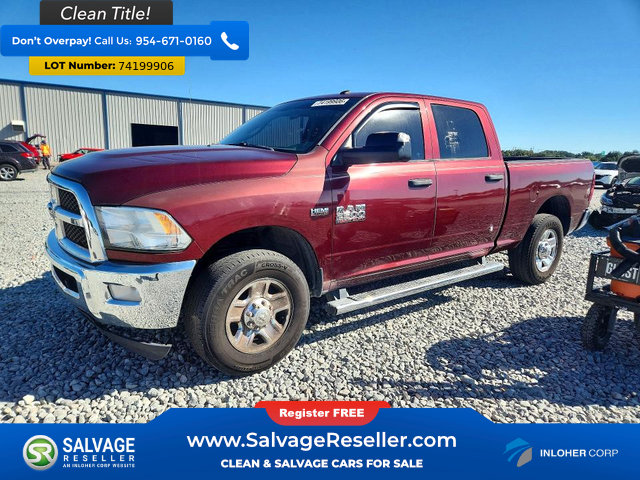 Used 2017 RAM 2500 Tradesman w/ Chrome Appearance Group RWD image 1
