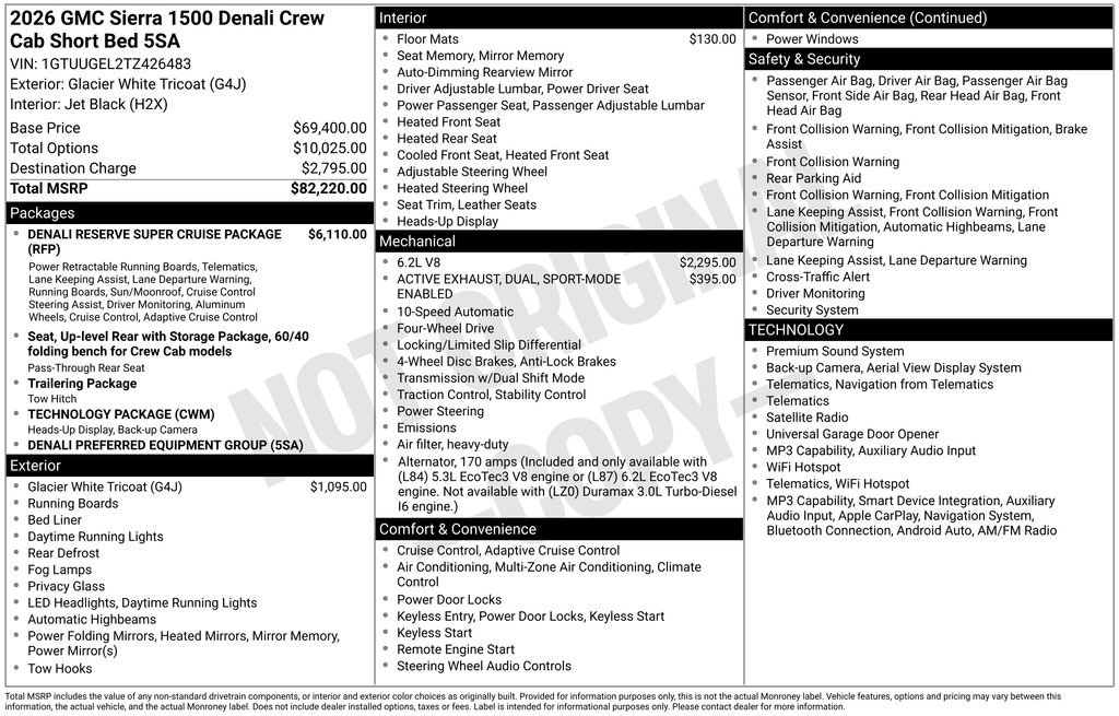 New 2026 GMC Sierra 1500 Denali AWD/4WD image 5