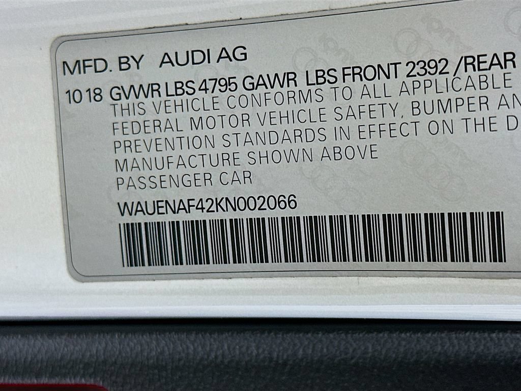 Used 2019 Audi A4 2.0T Premium Plus w/ Premium Plus Package AWD/4WD image 40