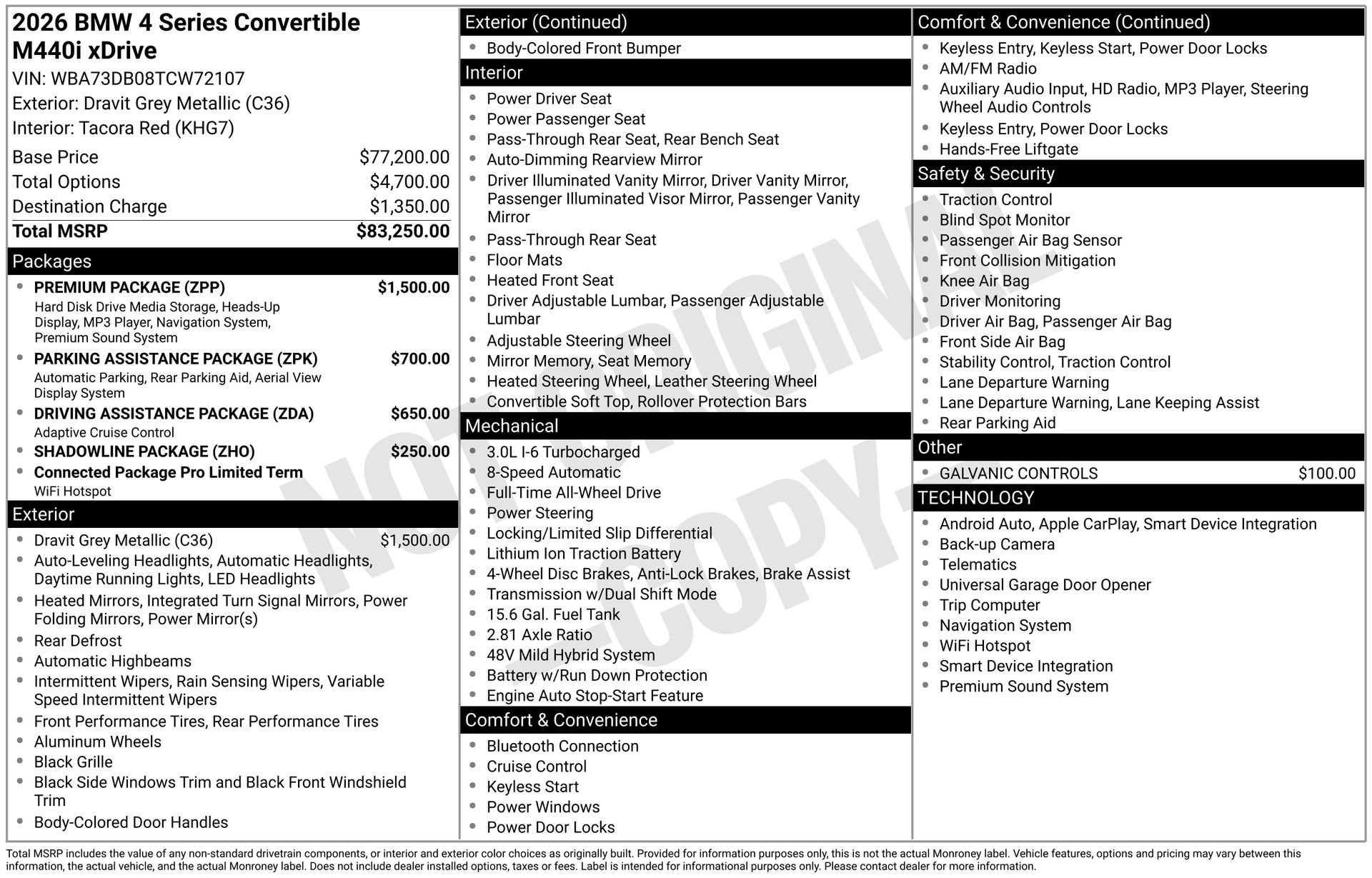 New 2026 BMW 440i xDrive Convertible w/ Premium Package image 11