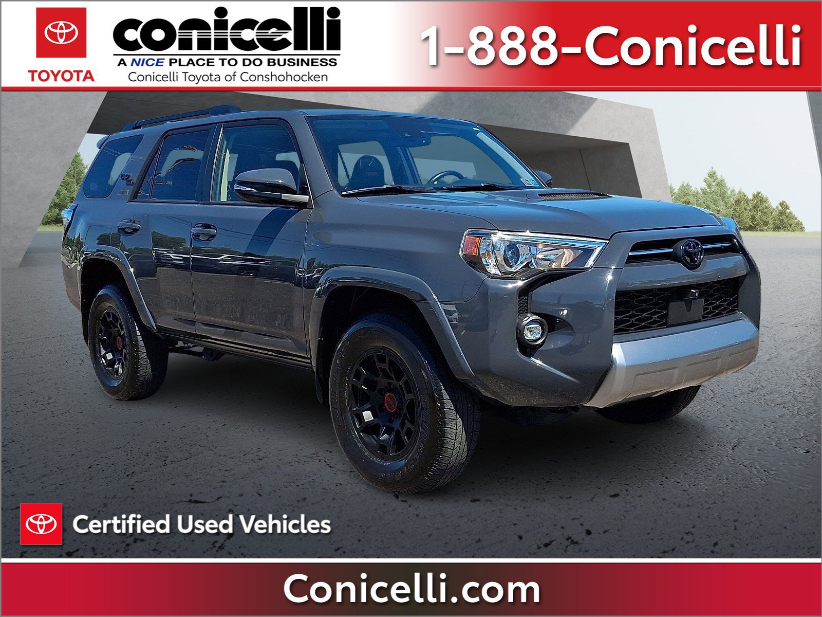 Certified 2024 Toyota 4Runner TRD Off-Road Premium w/ TRD Black Wheel Package (TMS)