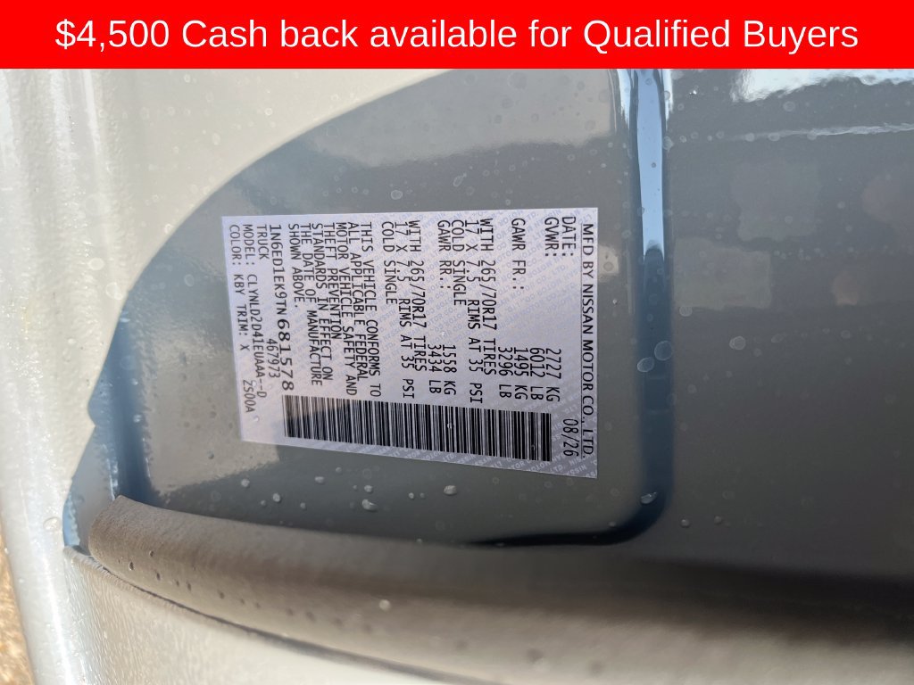 New 2026 Nissan Frontier PRO-4X w/ Tow Package AWD/4WD image 33