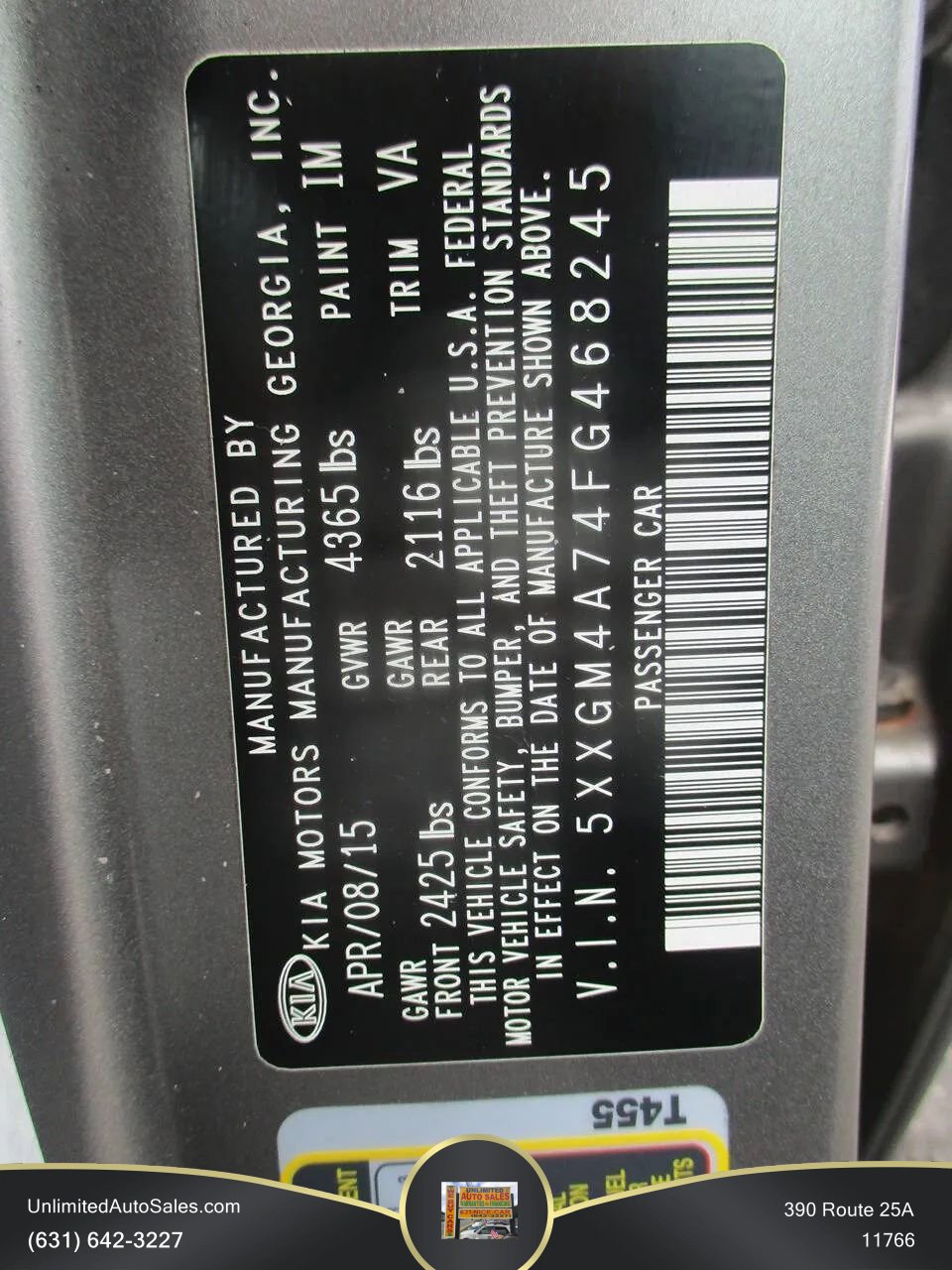 Used 2015 Kia Optima LX FWD image 13