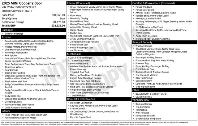 Used 2025 MINI Cooper 2-Door Hardtop image 34