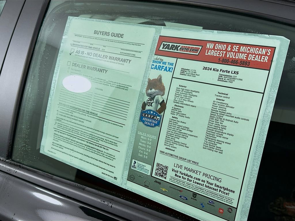 Used 2024 Kia Forte LXS image 13
