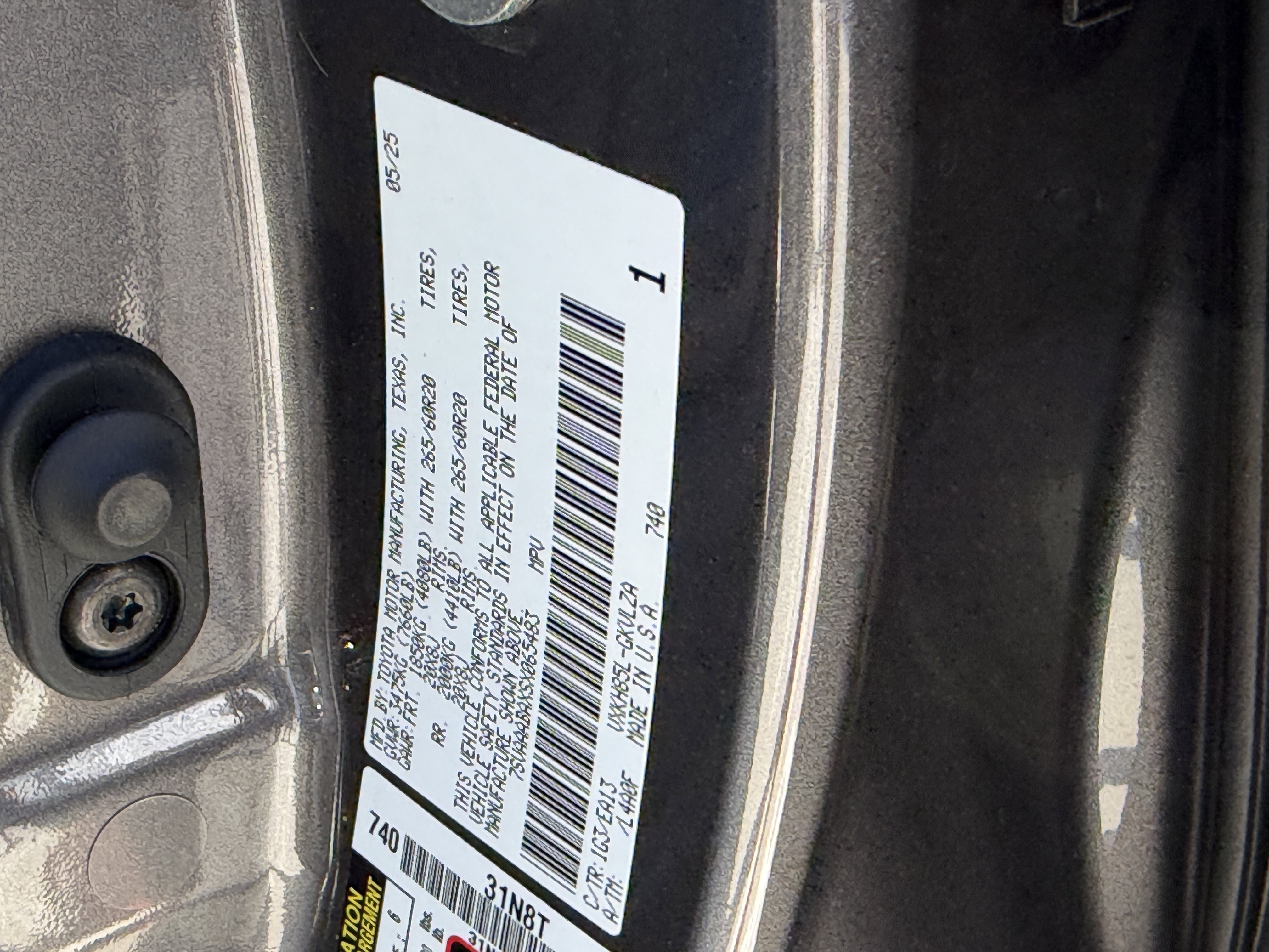 Used 2025 Toyota Sequoia Limited image 29