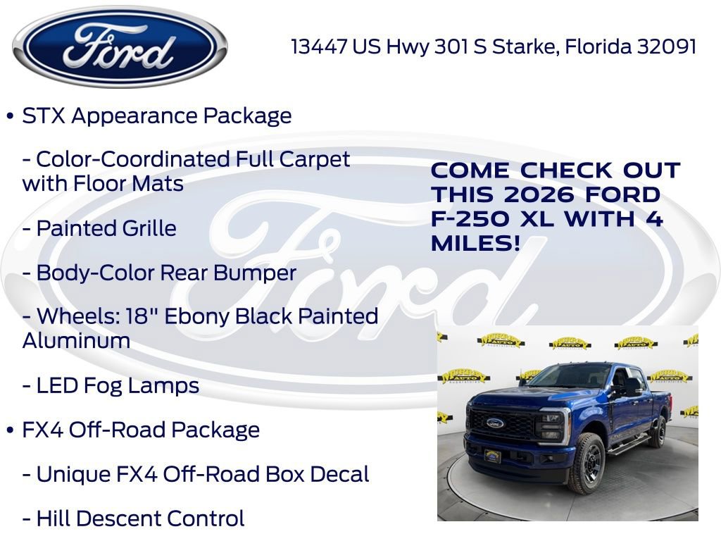 New 2026 Ford F250 XL w/ STX Appearance Package AWD/4WD image 15
