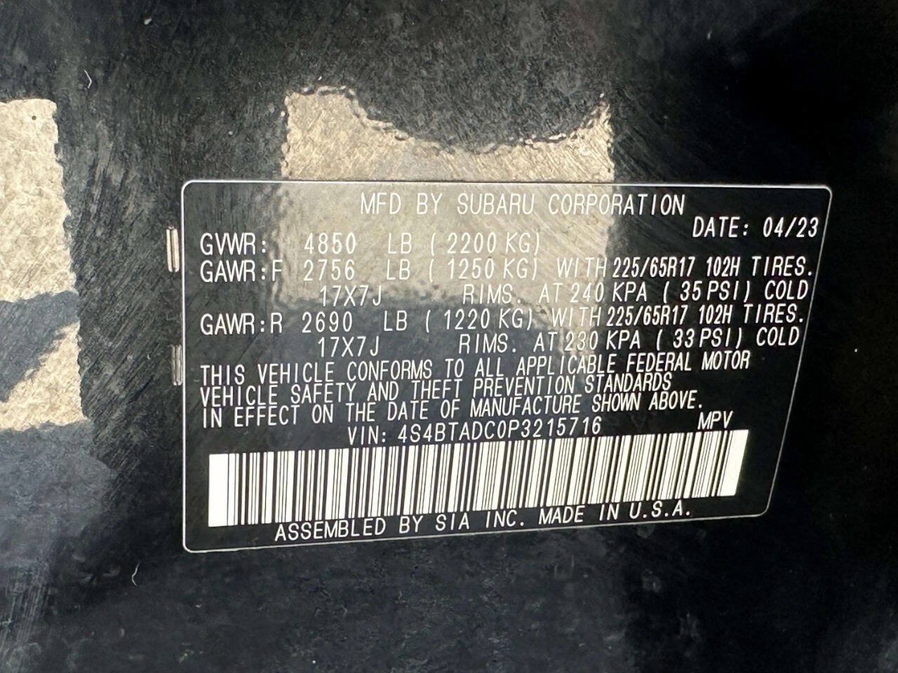 Used 2023 Subaru Outback Premium AWD/4WD image 26