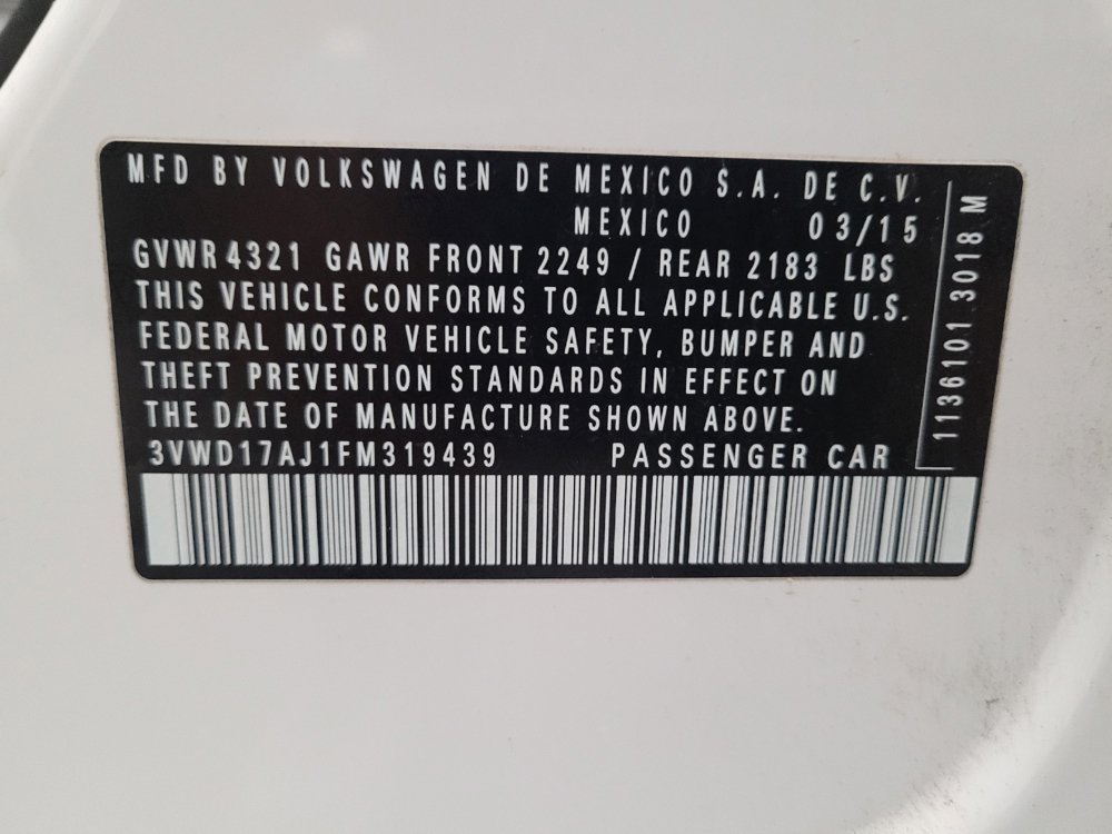 Used 2015 Volkswagen Jetta SE FWD image 33