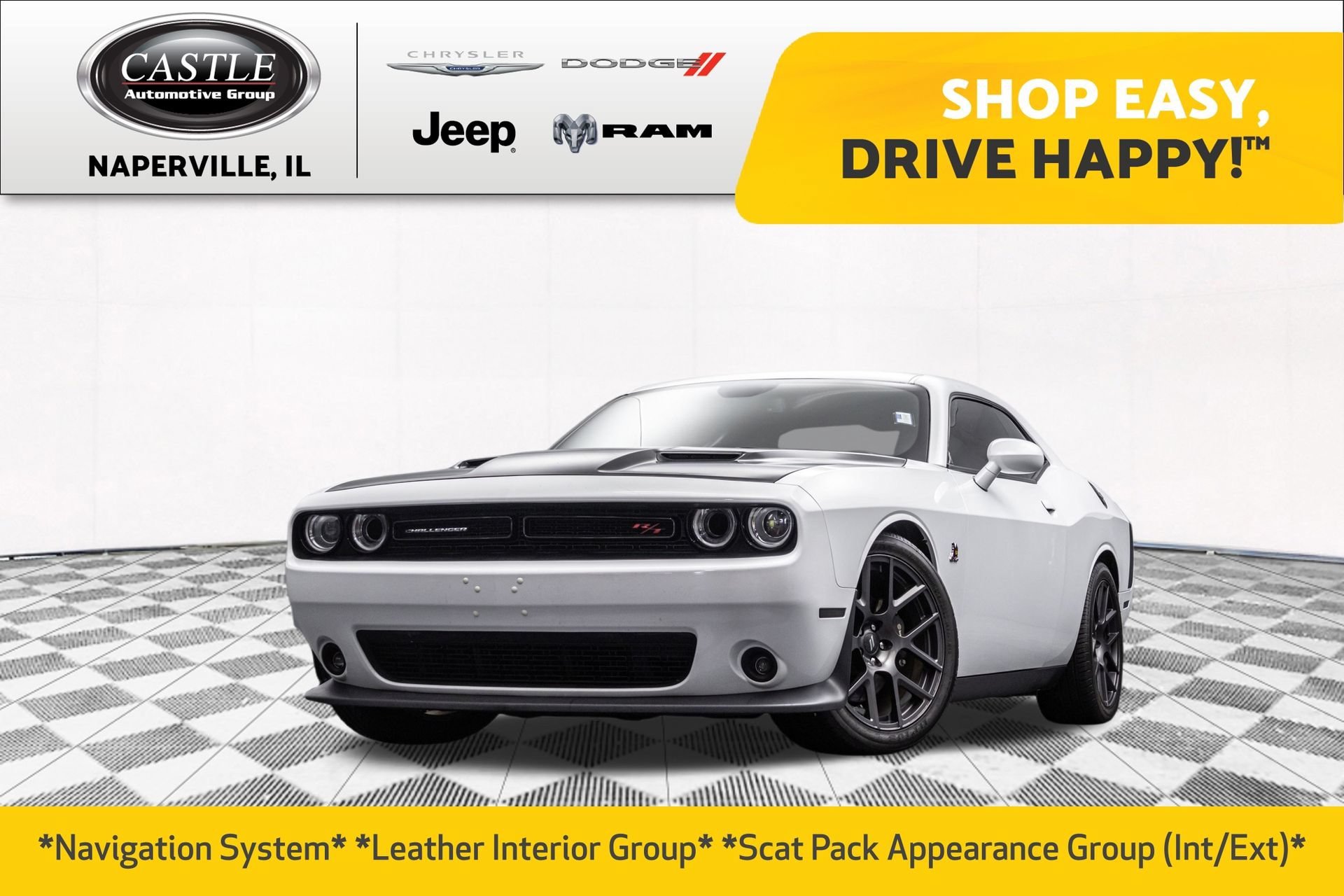 Used 2018 Dodge Challenger R/T Scat Pack w/ Leather Interior Group RWD video 1