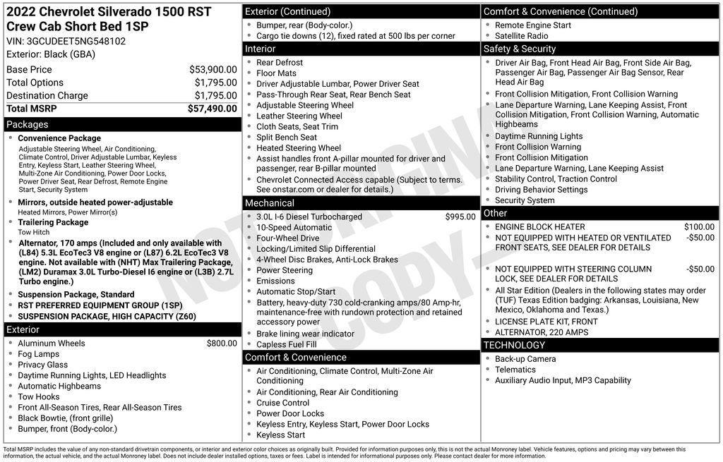 Certified 2022 Chevrolet Silverado 1500 RST AWD/4WD image 2
