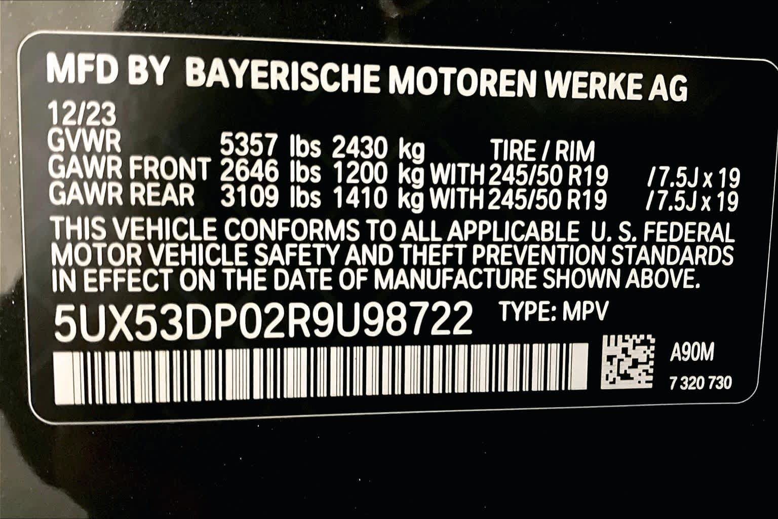 Used 2024 BMW X3 xDrive30i w/ Premium Package AWD/4WD image 33