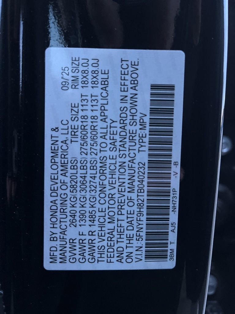 Certified 2026 Honda Passport TrailSport Elite image 10