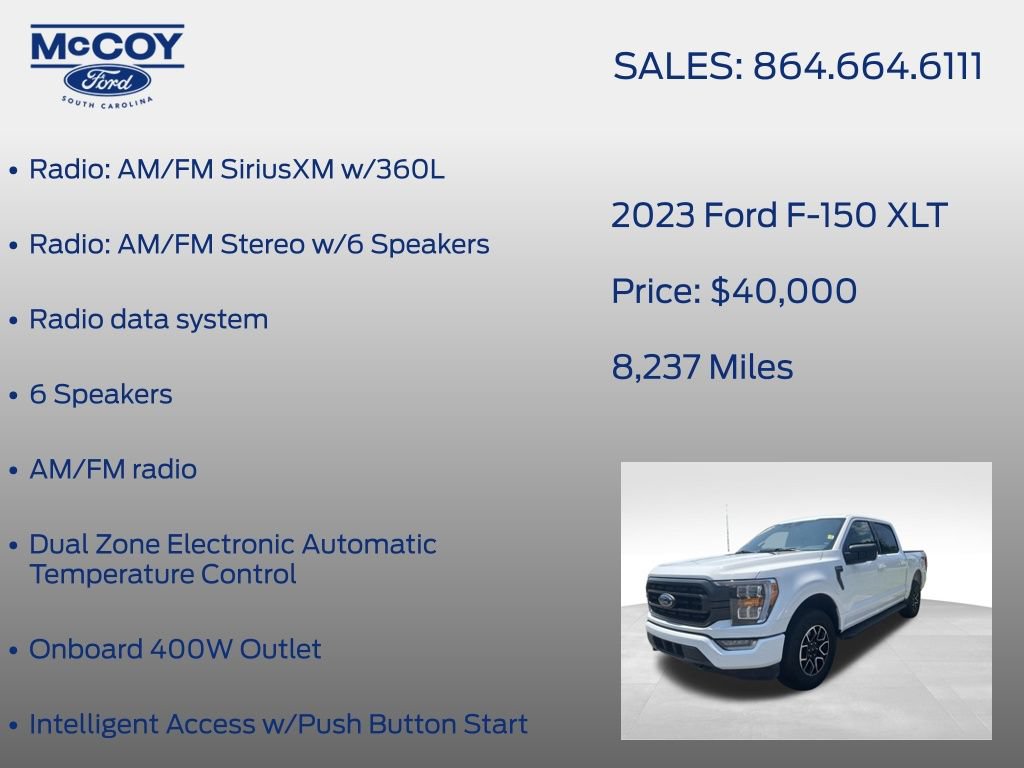Used 2023 Ford F150 XLT w/ Equipment Group 302A High AWD/4WD image 20