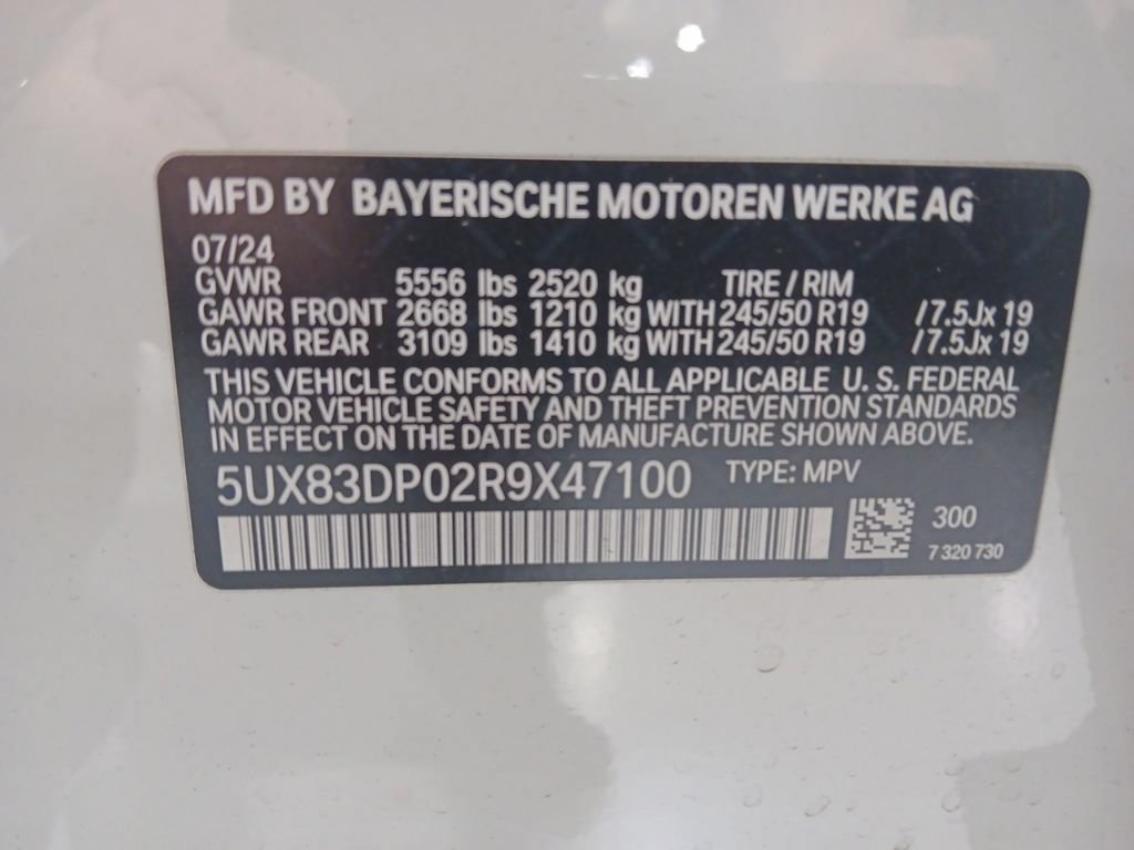 Certified 2024 BMW X3 M40i w/ Premium Package AWD/4WD image 3