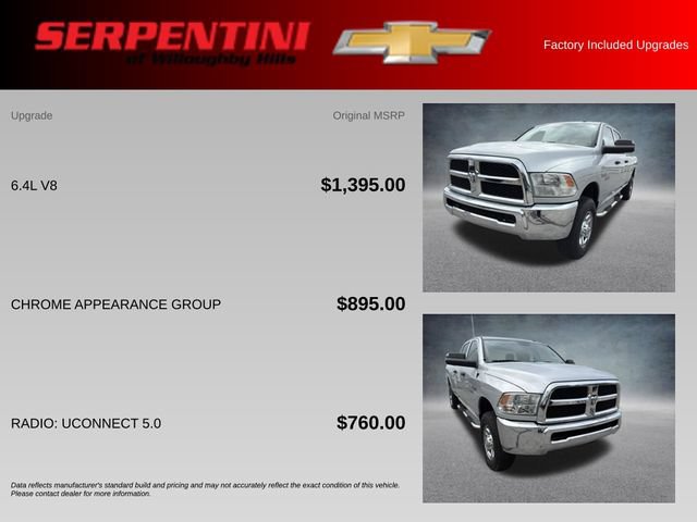 Used 2016 RAM 2500 Tradesman w/ Chrome Appearance Group AWD/4WD image 4