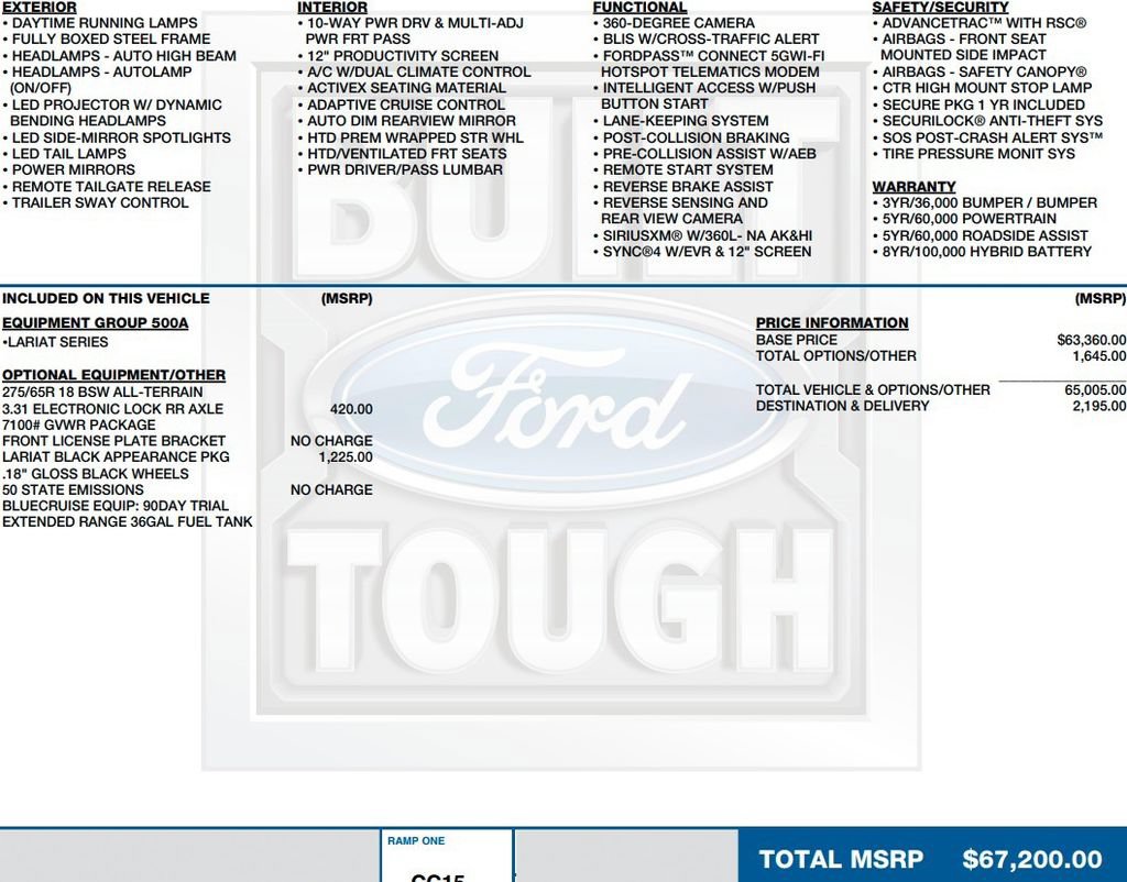 Used 2025 Ford F150 Lariat AWD/4WD image 2