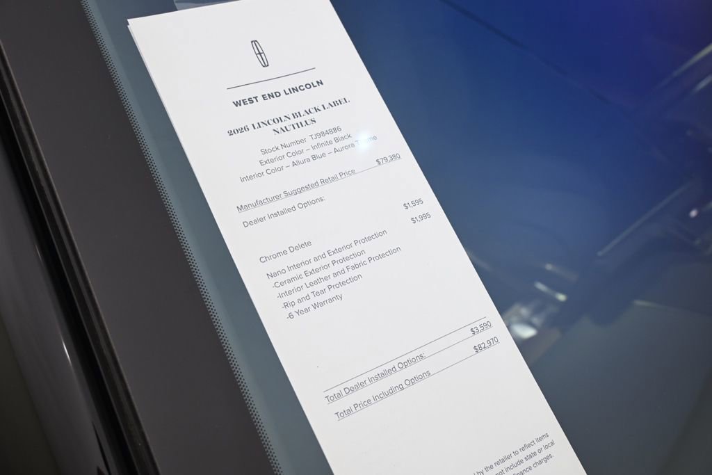 New 2026 Lincoln Nautilus Black Label image 34