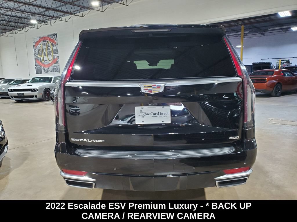 Used 2022 Cadillac Escalade ESV Premium Luxury AWD/4WD image 11