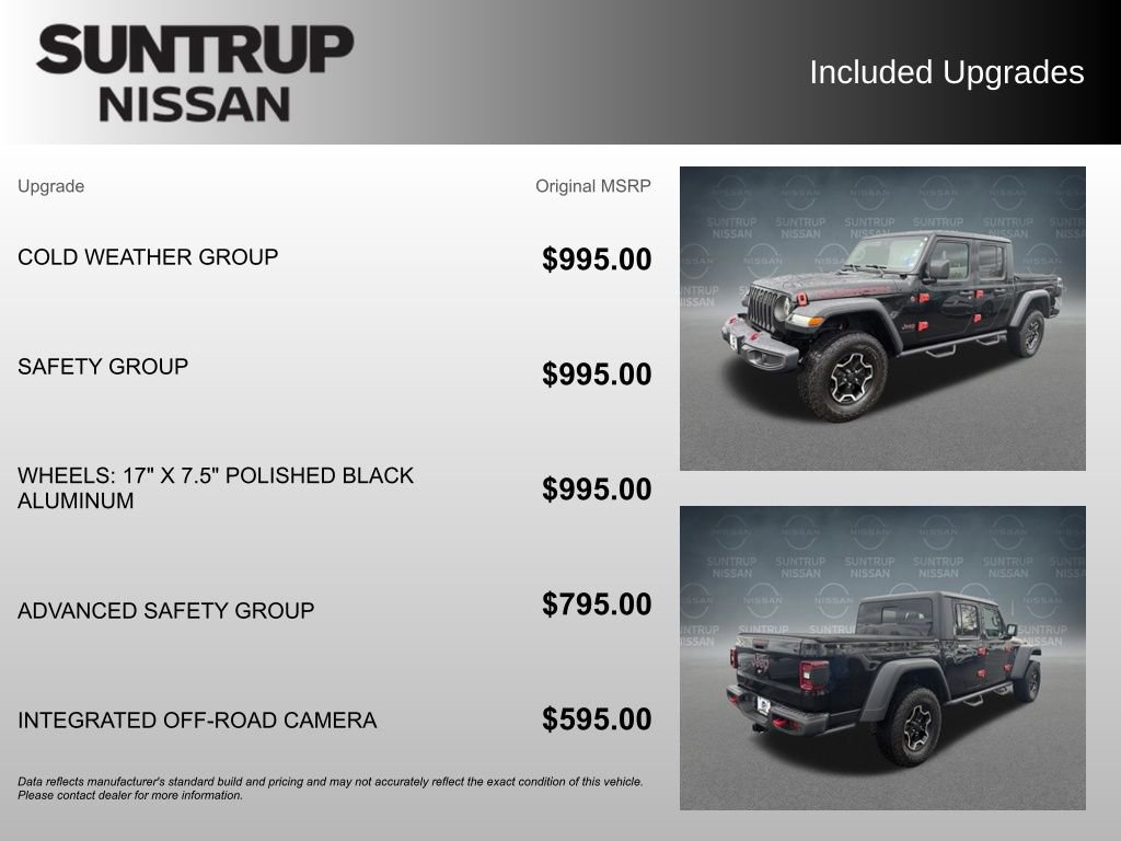 Used 2020 Jeep Gladiator Rubicon w/ Dual Top Group image 21