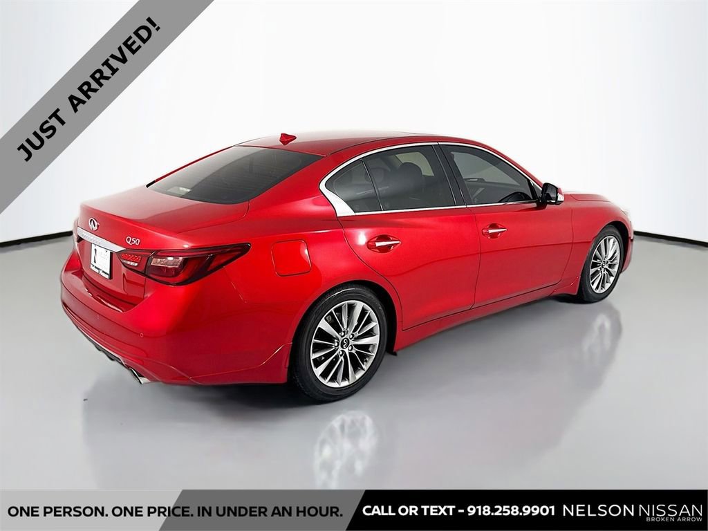 Used 2022 INFINITI Q50 Luxe w/ Cargo Package RWD image 5