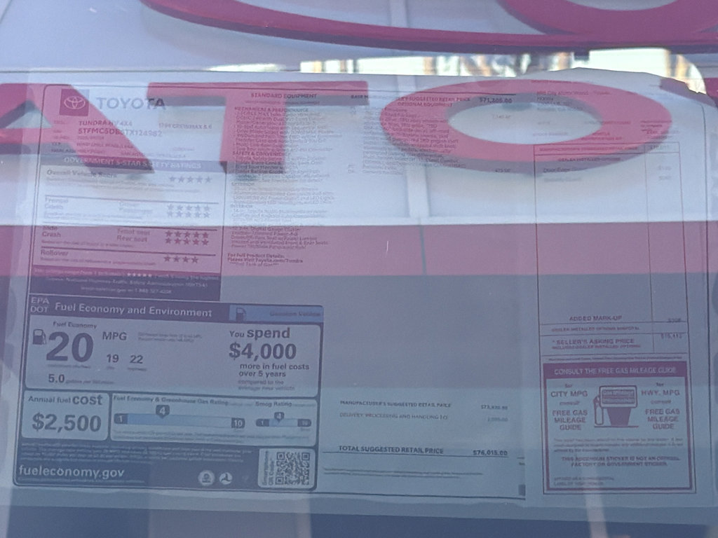 New 2026 Toyota Tundra 1794 Edition w/ TRD Off-Road Package image 27