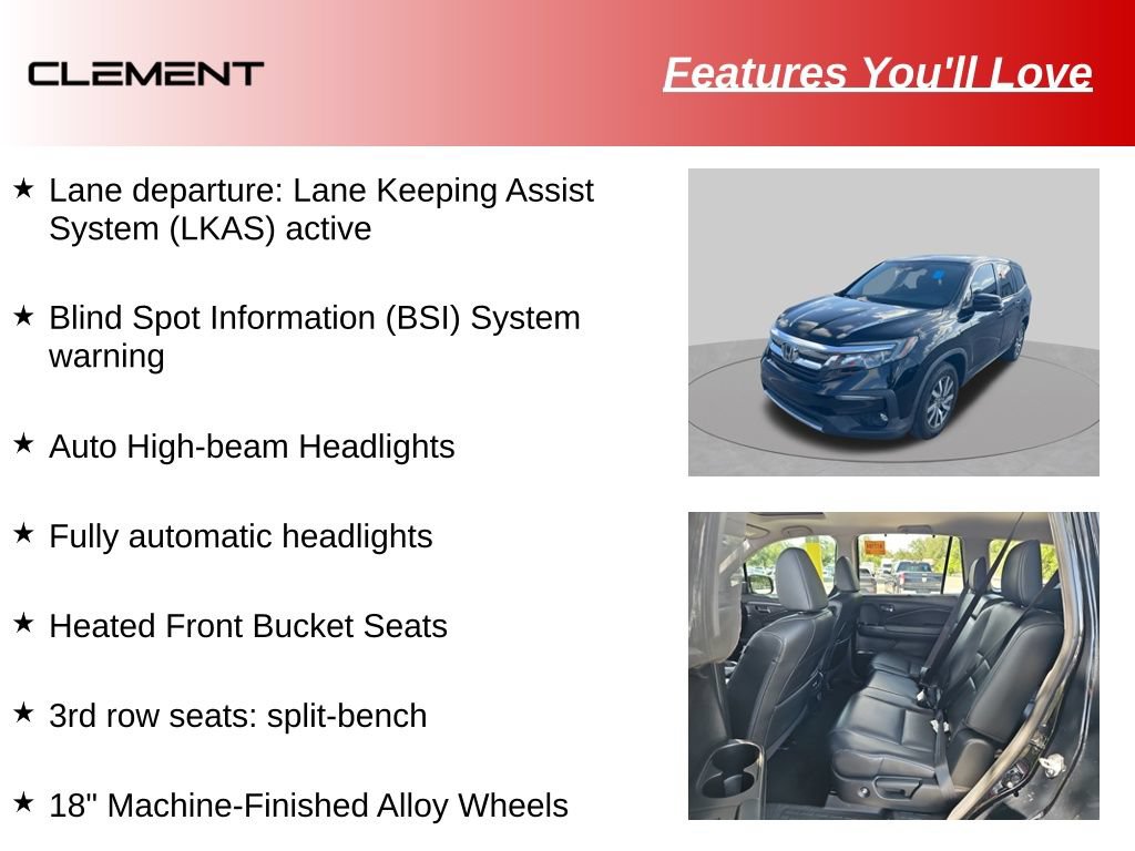 Used 2021 Honda Pilot EX-L image 9