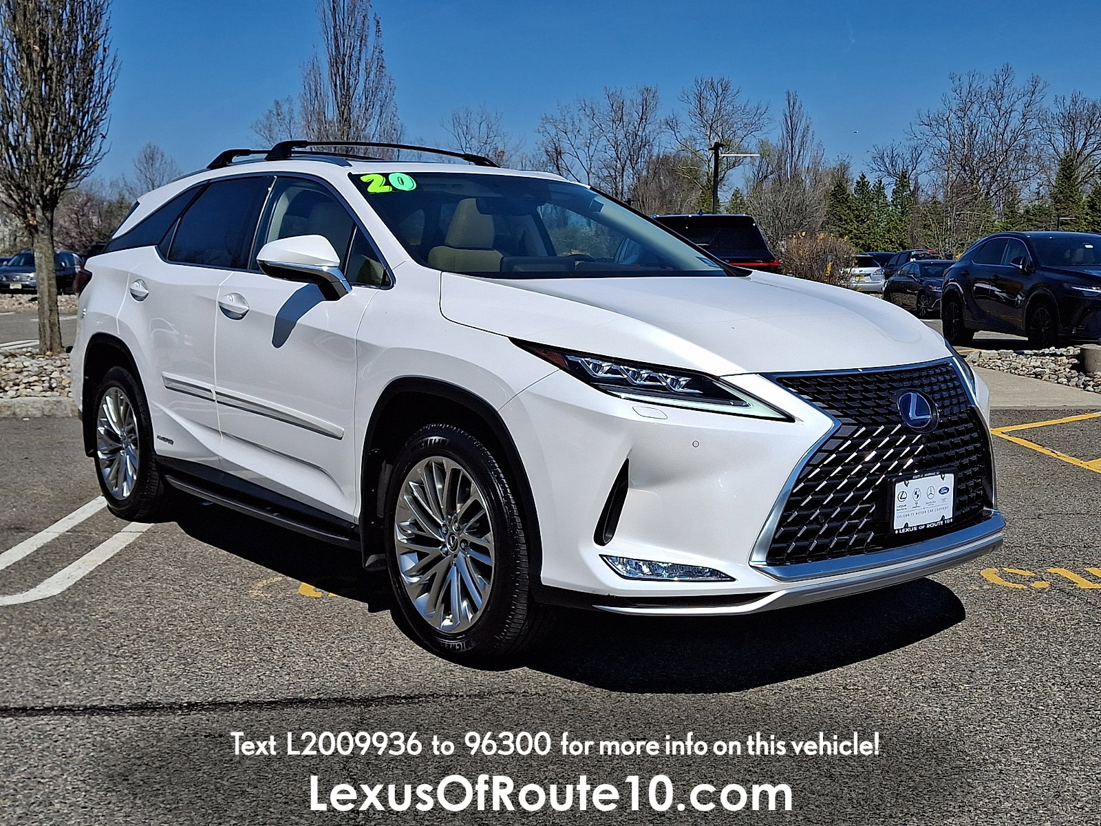 Certified 2020 Lexus RX 450hL Luxury image 1
