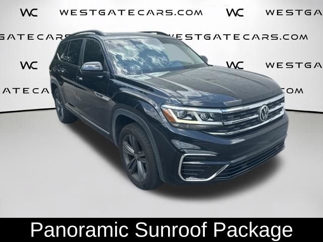Used 2021 Volkswagen Atlas SE w/ Panoramic Sunroof Package FWD image 4